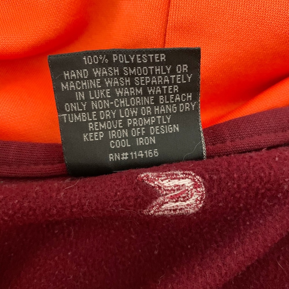 MENS Virginia Tech Hoodie Size Large - Picture 12 of 12